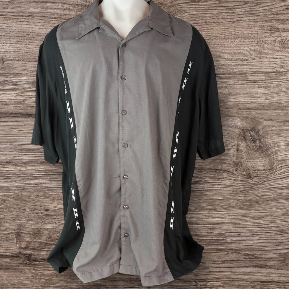 Island Passport 3xlt Black Grey Beach Relax Short Sleeve (918)